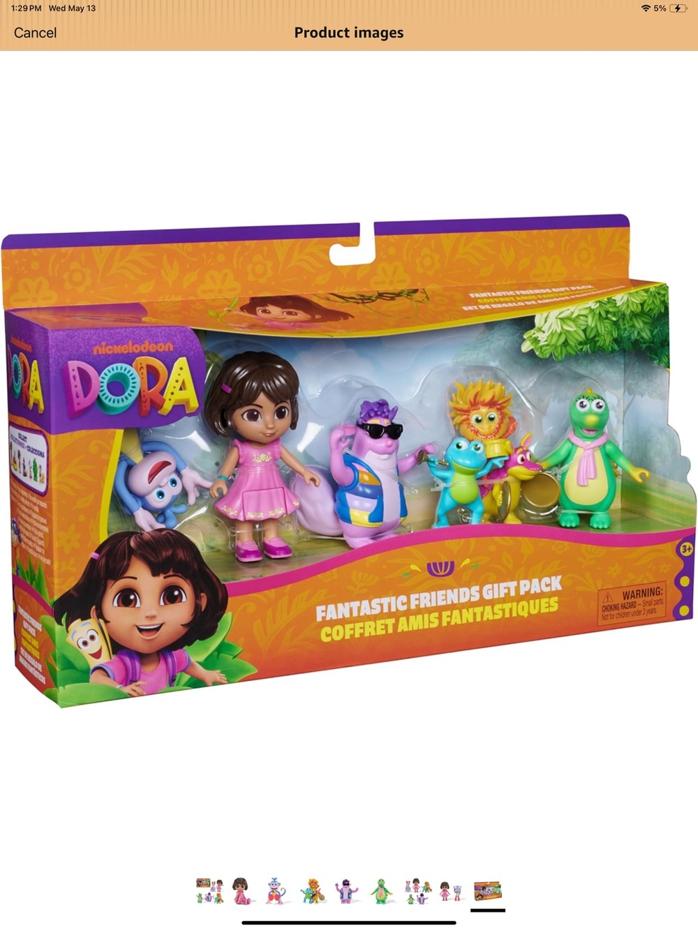 Nickelodeon Dora Fantastic Friends Gift Pack - Pink Playset